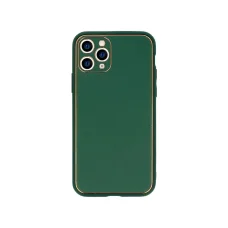 Samsung A51 Tel Protect Luxury szilikon tok sötétzöld