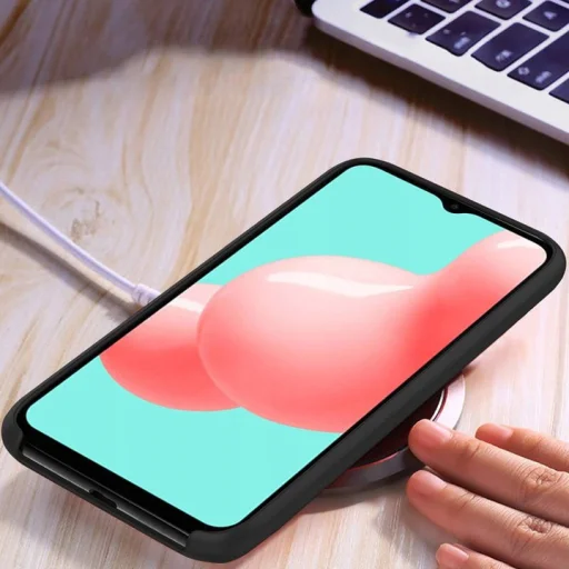 SAMSUNG A32 5G Forcell Soft szilikon tok fekete - 3