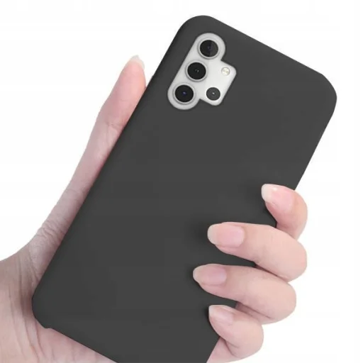 SAMSUNG A32 5G Forcell Soft szilikon tok fekete - 6