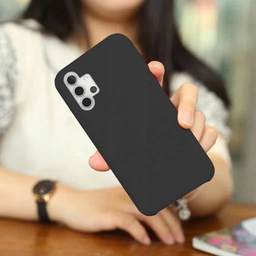 SAMSUNG A32 5G Forcell Soft szilikon tok fekete - 2