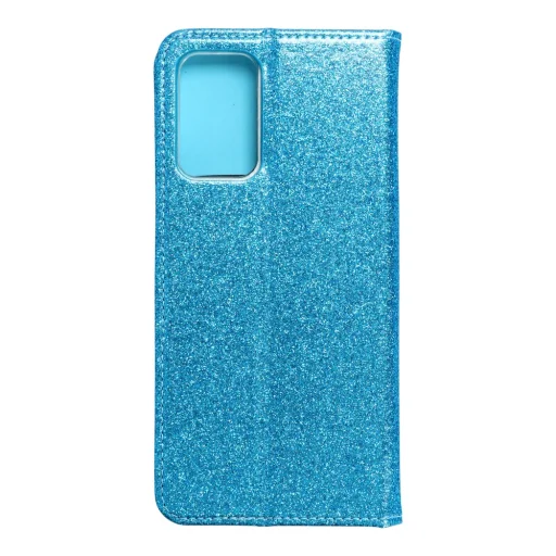 SAMSUNG A72 4G Forcell Shining flitteres fliptok világoskék - 2