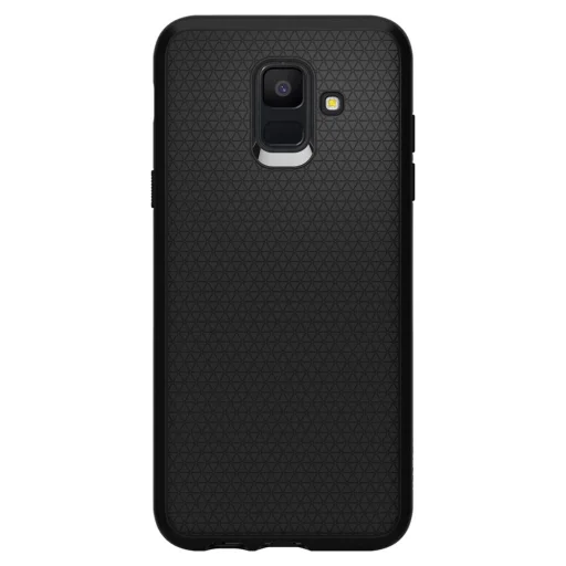 Spigen Liquid Air flexibilis TPU gél tok Samsung A6 (2018) matt fekete (596CS24093) - 3