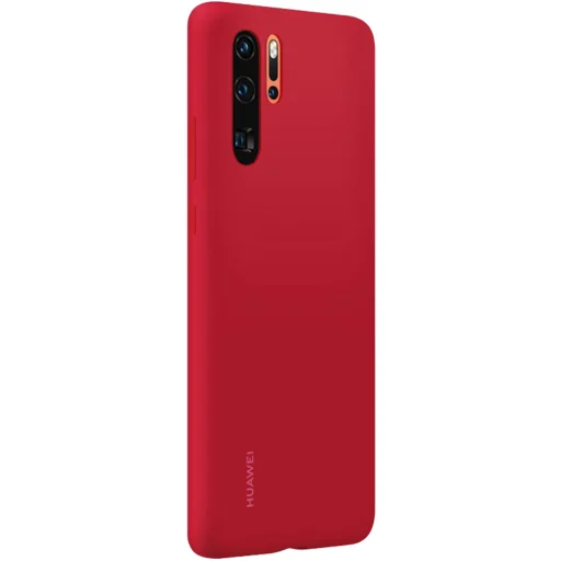 Huawei gyári flexibilis szilikon tok P30 Pro piros színben - 2