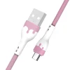 KAKU USB / USB Type-C kábe 3.2A gyorstöltéssel 1.2m (KSC-271) pink thumbnail