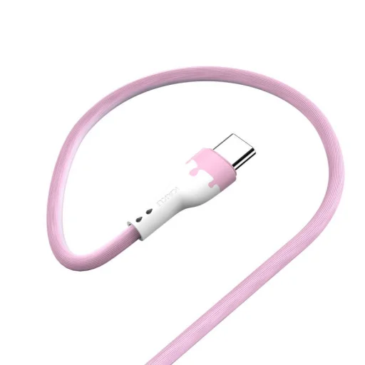 KAKU USB / USB Type-C kábe 3.2A gyorstöltéssel 1.2m (KSC-271) pink - 2
