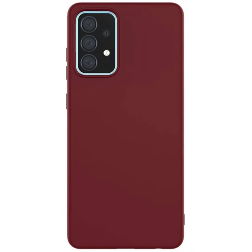 Matt gél tok SAMSUNG GALAXY A52 4G / 5G burgundy - 1