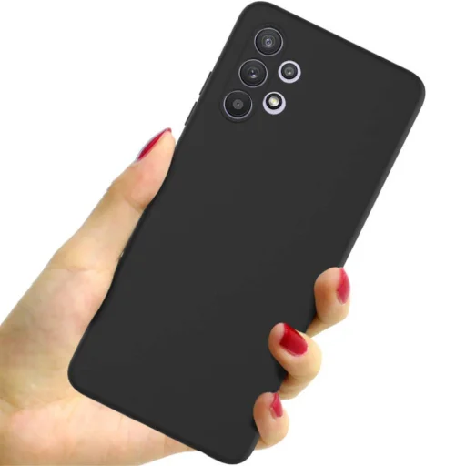 SAMSUNG GALAXY A32 4G Matt gél tok fekete - 3