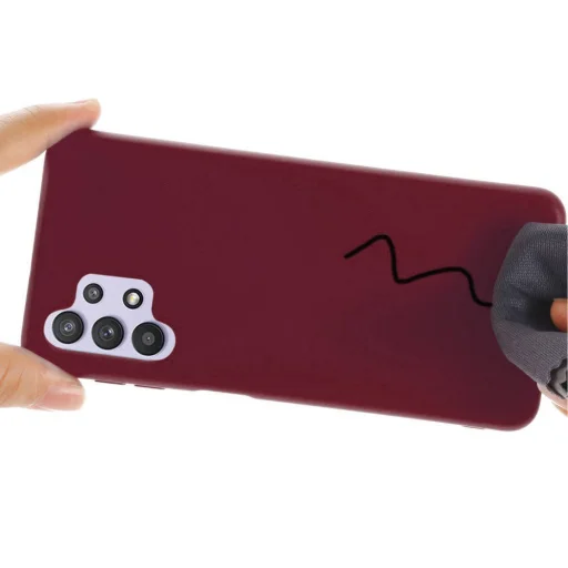 Szilikon tok SAMSUNG GALAXY A32 4G burgundy - 6