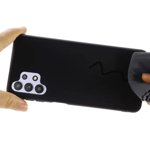 SAMSUNG GALAXY A32 4G Szilikon tok fekete - 4