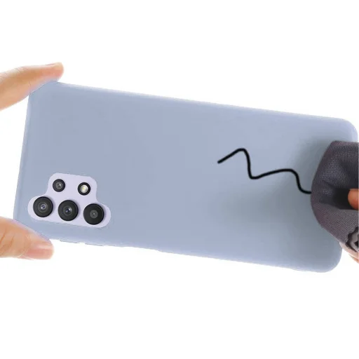 Samsung Galaxy A32 4G Szilikon tok babakék - 6