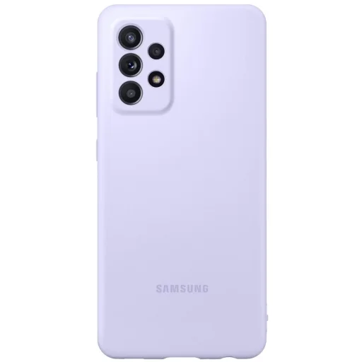 Samsung A72 4G  Samsung gyári szilikon tok lila (EF-PA725TVEGWW) - 1
