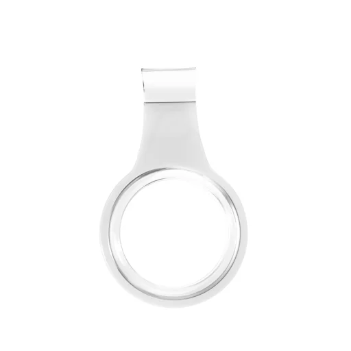 AirTag kulcstartó, tok áttetsző szilikon - 1