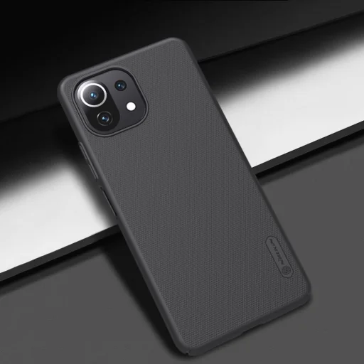 Xiaomi Mi 11 Lite/ Mi 11 Lite 5G Nillkin Frosted Shield tok fekete - 7