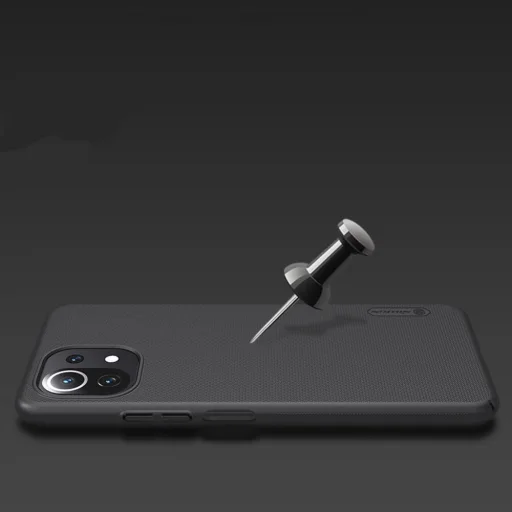 Xiaomi Mi 11 Lite/ Mi 11 Lite 5G Nillkin Frosted Shield tok fekete - 5