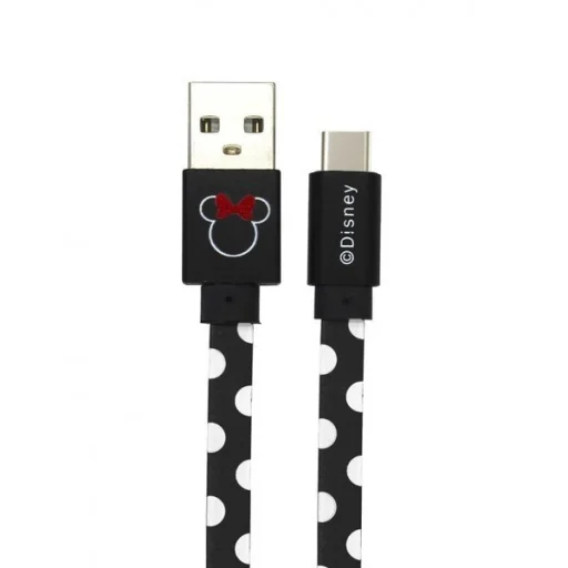 Disney Minnie Egér Usb - Usb Type-c Kábel Fekete - 1