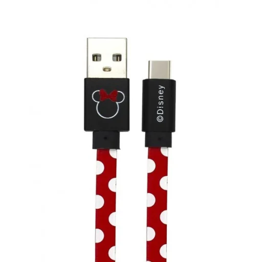 Disney Minnie Egér Usb - Micro Usb Kábel Piros - 1