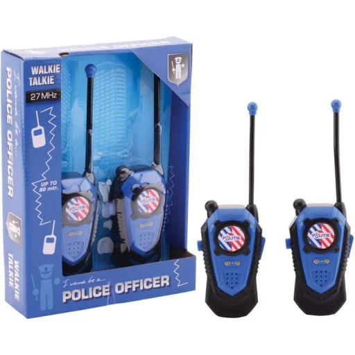 Police gyerek Walkie-Talkie kék/fekete - 1