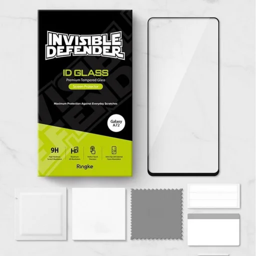 Ringke Invisible Defender ID FC kijelzővédő üvegfólia XIAOMI REDMI NOTE 10 PRO fekete (G4AS042) - 2
