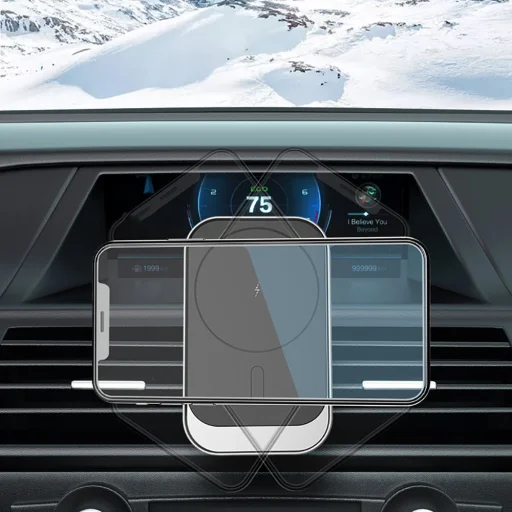 Tech-protect Cw19 Mágneses Magsafe Autós Tartó Szellőzőre Fekete - 5