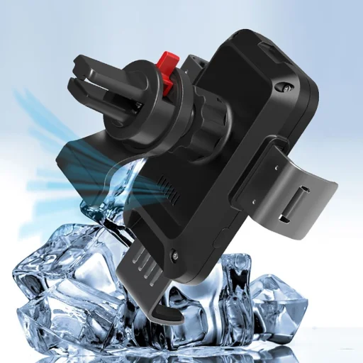 Tech-Protect R3 Autós Telefontartó Vezeték Nélküli Töltéssel Fekete - 10