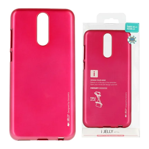 Mercury i-Jelly metál színű TPU tok Huawei Mate 10 Lite Hot Pink - 1