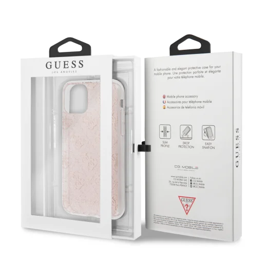 Guess GUHCN58PCU4GLPI 4G Glitter tok iPhone 11 Pro pink - 3