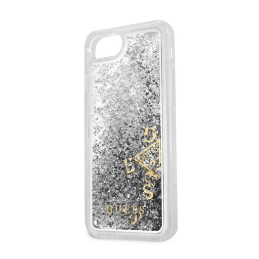 Guess GUHCI8GLUFLSI Liquid Glitter PC tok iPhone 7/8 ezüst - 3