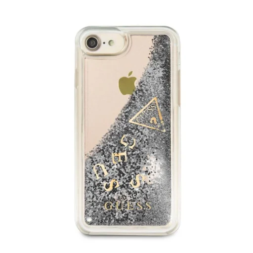 Guess GUHCI8GLUFLSI Liquid Glitter PC tok iPhone 7/8 ezüst - 1