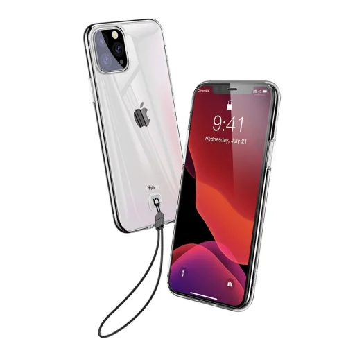 iPhone 11 Pro Baseus Ultravékony TPU tok átlátszó (WIAPIPH58S-QA02) - 5