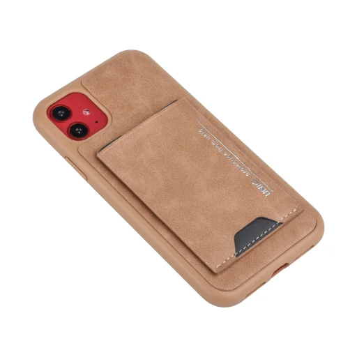 UNIQ Bruin tok kártyatartóval iPhone 11 barna - 2