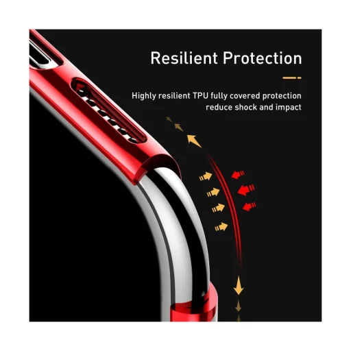 Baseus Glitter tok iPhone 11 piros (WIAPIPH61S-DW09) - 7