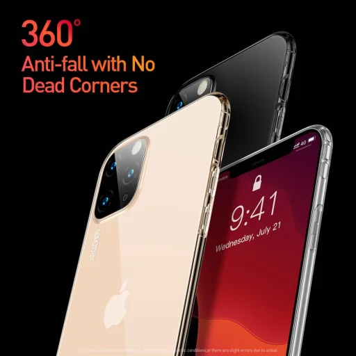 Baseus Airbag TPU tok iPhone 11 Pro fekete színű (ARAPIPH58S-SF01) - 6