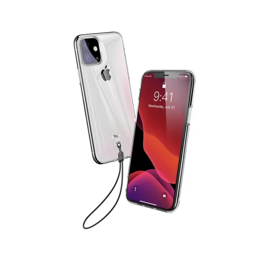 iPhone 11 Baseus Ultravékony TPU tok átlátszó (WIAPIPH61S-QA02) - 5