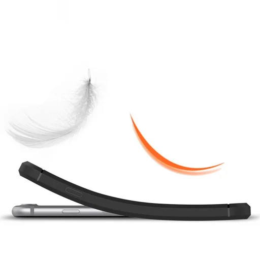 Carbon mintájú TPU tok iPhone 2020SE fekete - 2