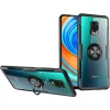 Carbon Armored szénszál mintás tok gyűrű támasszal XIAOMI REDMI NOTE 9S fekete thumbnail