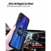 Clear Carbon szénszál mintás tok gyűrű támasszal XIAOMI REDMI 9A fekete thumbnail