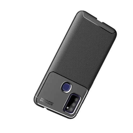 Armored szénszál mintájú TPU tok SAMSUNG GALAXY M51 fekete - 8