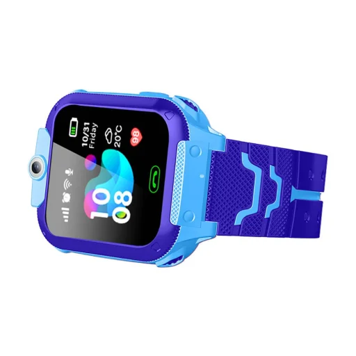 Q12 Gyerek okosóra GPS helymeghatározással kék - 12