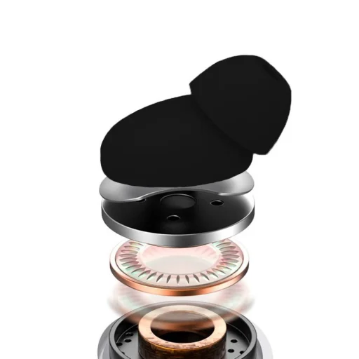 LENOVO TX90 TWS Bluetooth 5.0 vezeték nélküli fülhallgató fekete - 3