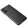 Samsung A32 5G Armored szénszál mintájú TPU tok fekete thumbnail