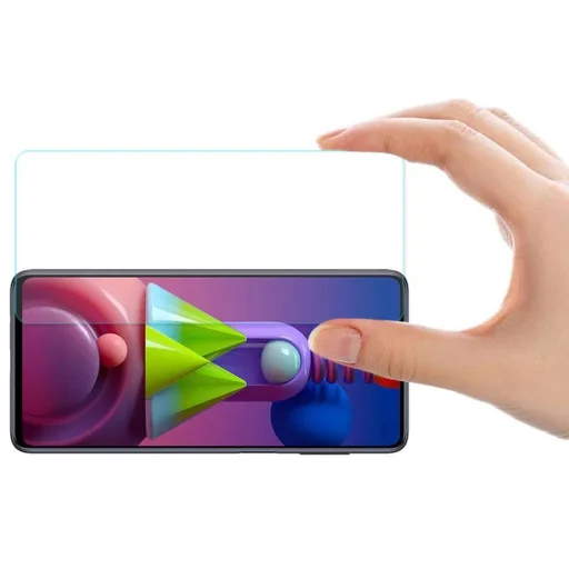 Kijelzővédő üvegfólia Samsung Galaxy M51 - 2