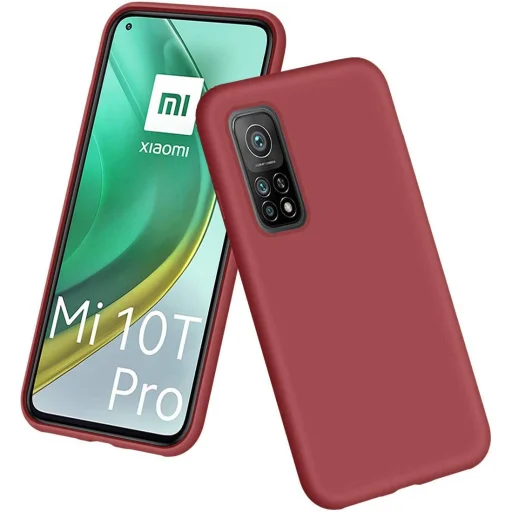 Szilikon tok Xiaomi Redmi Note 10 burgundy - 1