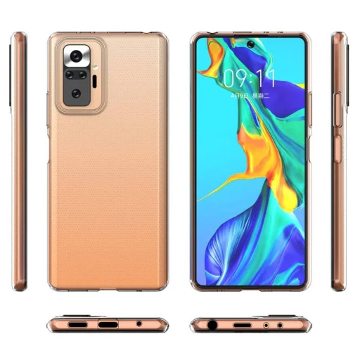 TPU gél flexibilis tok XIAOMI REDMI NOTE 10 PRO átlátszó - 8