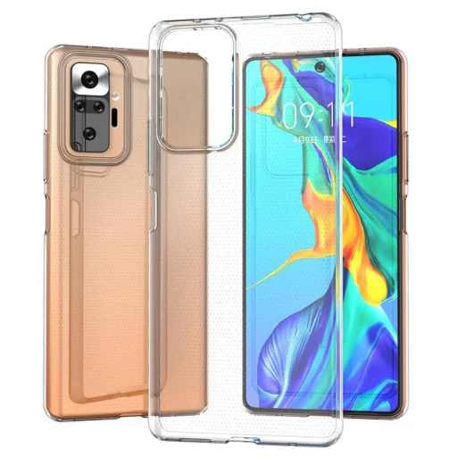 TPU gél flexibilis tok XIAOMI REDMI NOTE 10 PRO átlátszó - 4