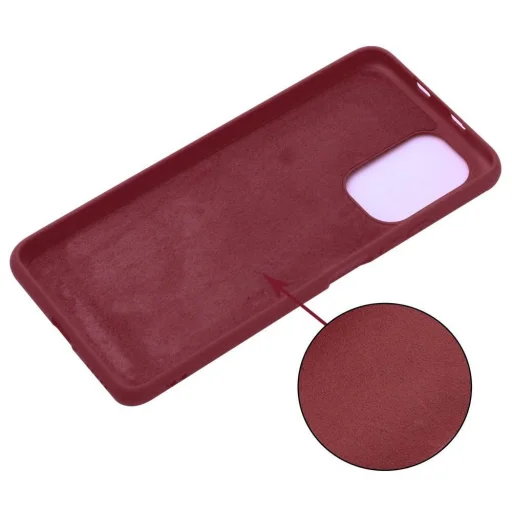 Szilikon tok XIAOMI MI 11I / POCO F3 burgundy - 2