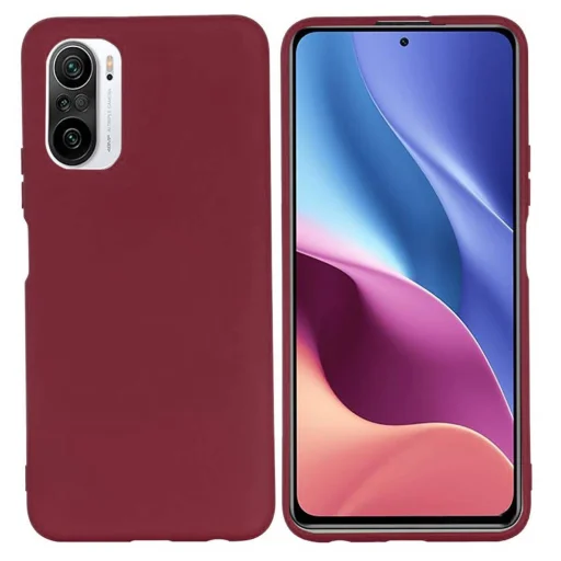 Szilikon tok XIAOMI MI 11I / POCO F3 burgundy - 1