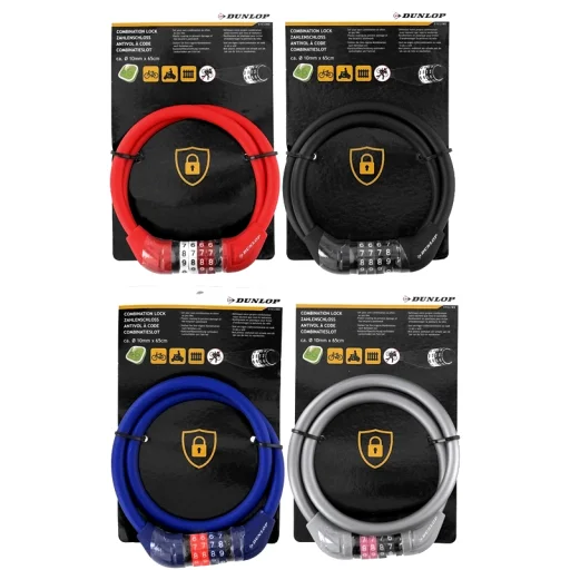 Dunlop kerékpárzár (kék) - 2