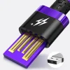 Baseus Purple Gold Red USB/ USB Type-C nylon harisnyázott kábel 40W gyorstöltési teljesítménnyel QC3.0 2m lila (CATZH-B05) thumbnail