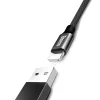 Baseus Yiven Nylon harisnyázott USB/ Lightning kábel 2A 1.2m fekete (CALYW-01) thumbnail