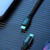 Baseus Yiven Nylon harisnyázott USB Type-C - Lightning kábel 2A 1m fekete (CATLYW-C01) thumbnail